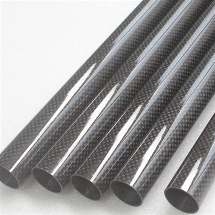 glossy Carbon Fiber Tool Handles Tube Pipe Pole