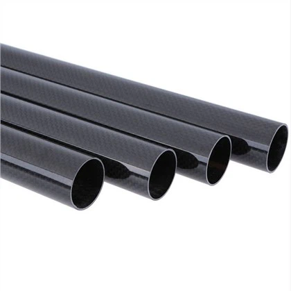 Tube en fibre de carbone sergé 2X2
