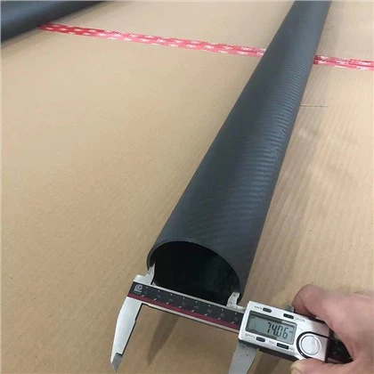 Tube en fibre de carbone de grand diamètre